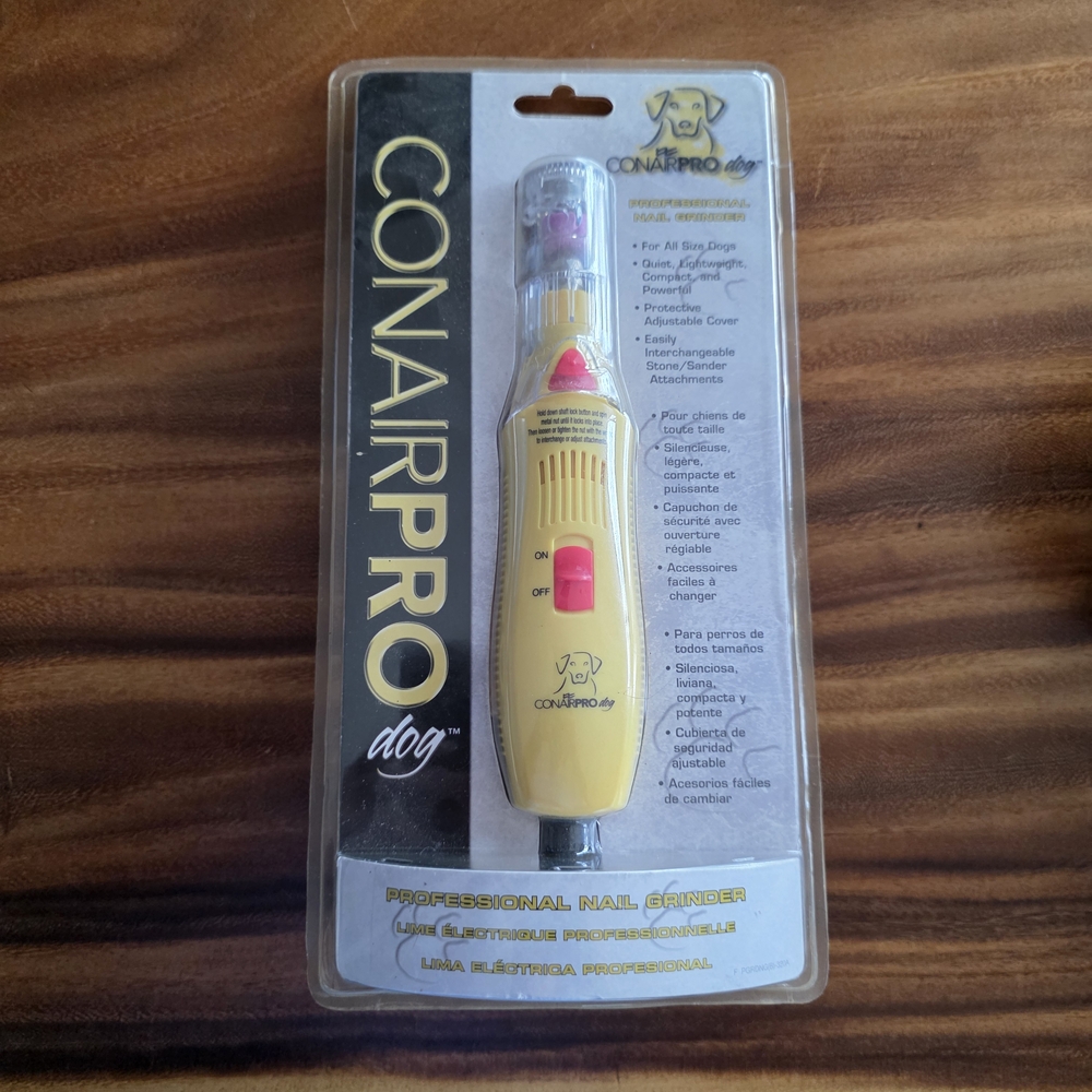 Conair Pro Dog Nail Grinder - Yellow
